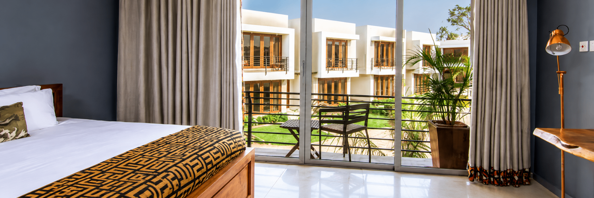 Bedroom Overlooking the property