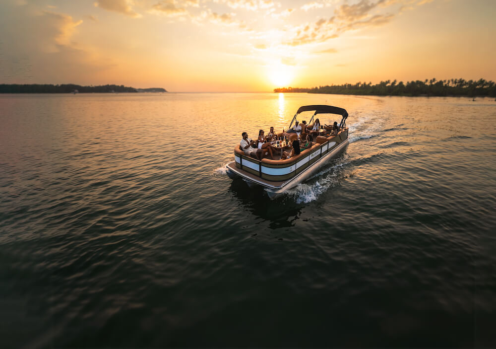 Sunset on the Volta