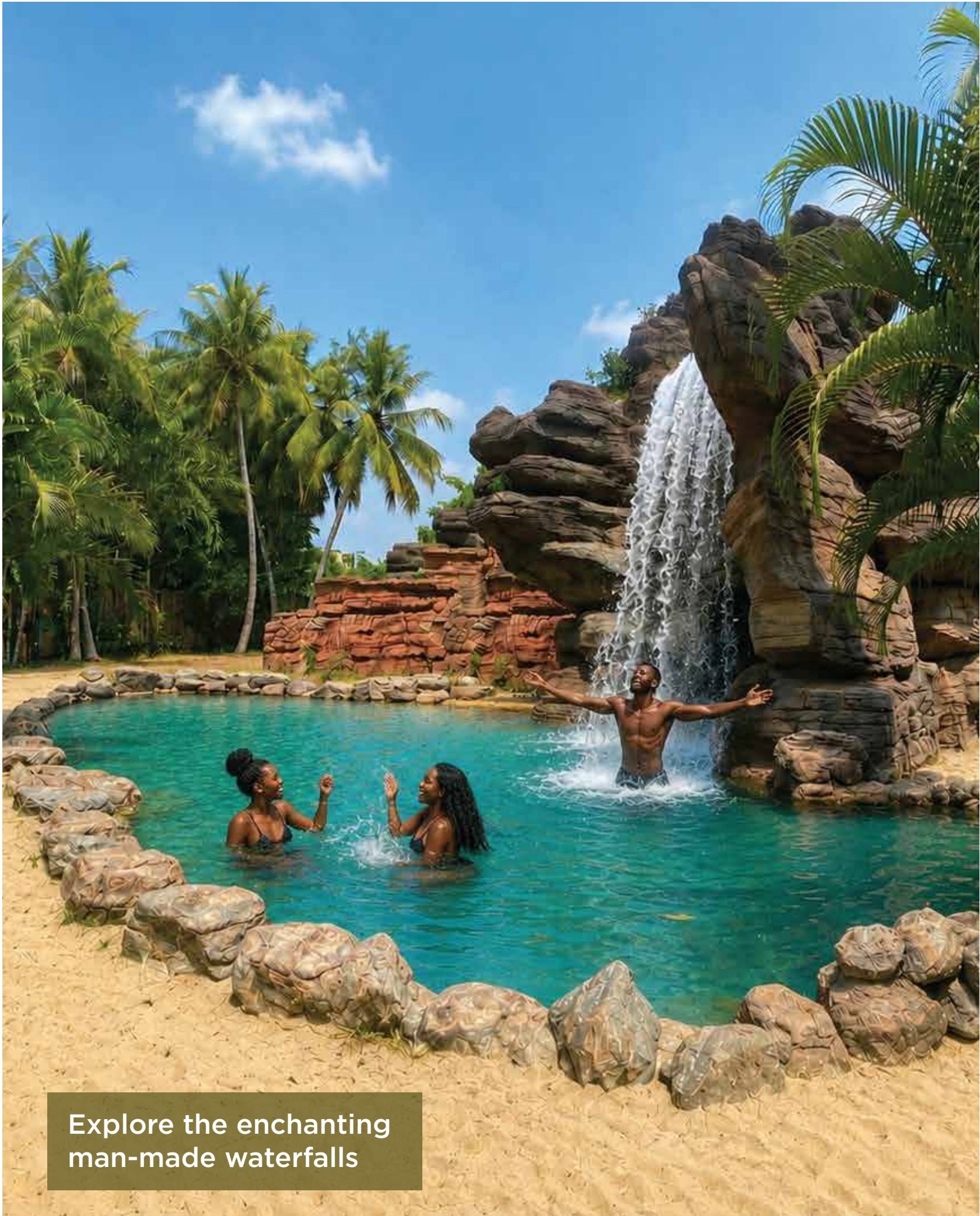 Enchanting Man-made Waterfalls